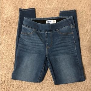 Old Navy Jeans denim Rockstar Jeggings, size 8 super cute… leggings